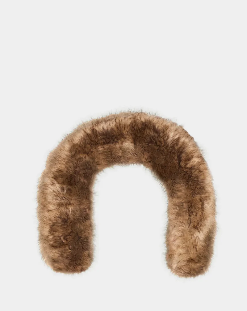 natural faux fur trim 9422526